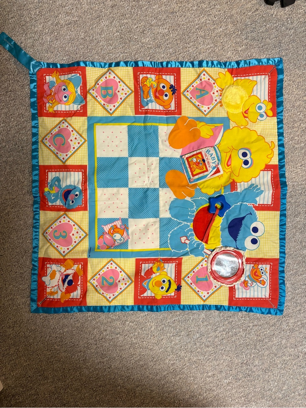 Vintage Playskool Sesame Street floor play mat